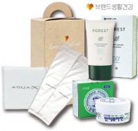 쿨아이스세트 브생건141호(아쿠아쿨토시+유한킴벌리 에센스 선크림+유한양행 안티푸라민연고)