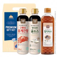 전복간장 홍게간장 멸치육수 3종 선물세트