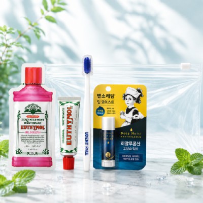 유시몰 유덴트세트 2호(치약20g+알칫솔1개+가글15ml+멘소래담딥립밤)
