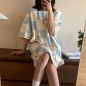 코튼 브리즈 파자마 원피스