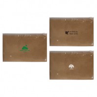 지퍼백/pvc+부직포/포장용지퍼백 [S] 26x18cm