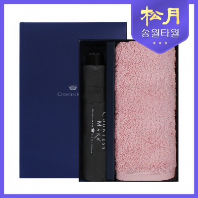 송월 40수 크라운 180g +CM 3단 폰지 우산 2P 콤보세트