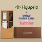 협립3단60 카라비너10K 거꾸로 300T고밀도 완전자동 우산 +배터리+스마트온도계카페텀블러-세트