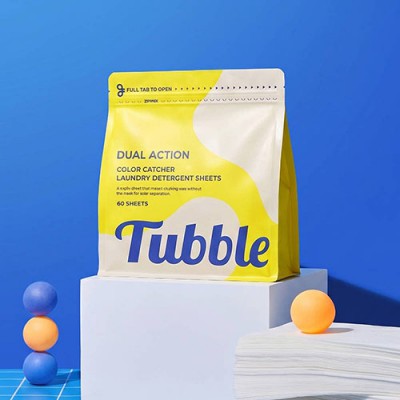 Tubble 터블 트루클린 듀얼액션이염방지 세탁시트 (60매)