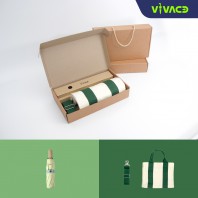 비바체 울트라비올레타  3단 우양산 X  코튼라이트 에코백