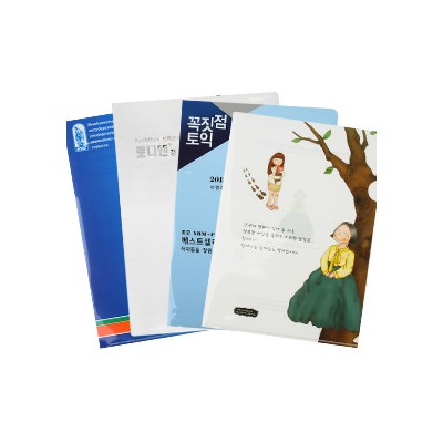 L홀더화일(A4) 옵셋컬러인쇄(백색배다)