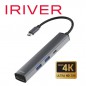 아이리버 IHC-HW10-HUB4 100W 4K출력지원 4in1 멀티 허브