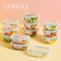코렐_코디네이츠 브리즈 유리밀폐용기 혼합 12종