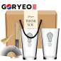 한국전통 K컬쳐 고려청자 샤이닝 글라스컵 480ml 실크부채 기프팅