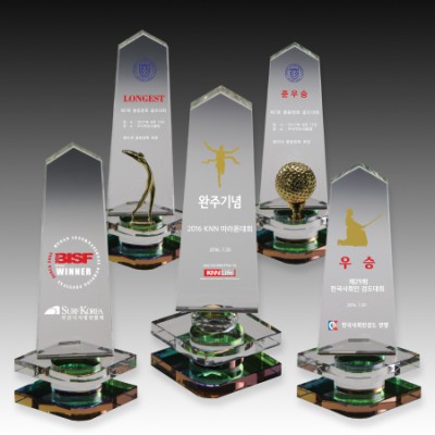 메탈 크리스탈 골프 트로피 S8-133