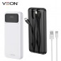 베온 더셀 PD20W LCD 케이블일체형 보조배터리10000mAh