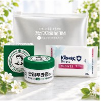 안티푸라민케어세트23호(유한양행+크리넥스99.9%항균휴대용 물티슈)