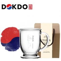 한국전통 K컬쳐 독도 40240 클래식 글라스 머그컵 440ml 1P 선물세트