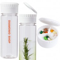 오보틀 알약보틀 패트(아이스전용) 500ml[국산]/ 알약뚜껑