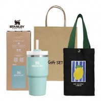 스탠리 퀜처 플로우스테이트 텀블러591ml(파우치+쇼핑백)