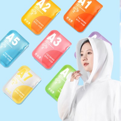 로페리아 PE 일회용성인 카드형 올인원 여행용 우의(40g) 1P(0190245)