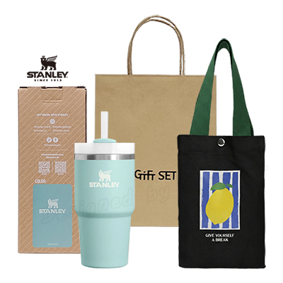 스탠리 퀜처 플로우스테이트 텀블러591ml(파우치+쇼핑백)