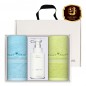송월 생활공작소 3P 세트 (스윗하트 하니 타올 2매 + 핸드워시 500ml 1개)