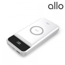 알로코리아 1005WPD LCD 디스플레이 고속 무선충전 보조배터리 10000mAh