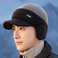 로페리아 남성용 니트 귀마개모자(0216457)