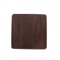 CI033 에코라이프 베어리어스 검은 호두 티코스터 컵받침 10x10x1cm