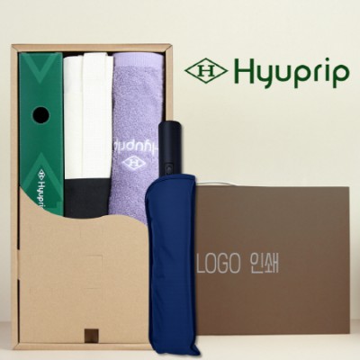 협립호텔코마170타월+협립3단55 8K 완전자동 280T 고밀도 우양산+협립 투톤에코백 세트