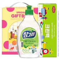 참그린 녹차500용기 크린백 2종