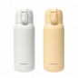 락앤락 스쿨핏 코튼캔디 원터치텀블러 370ml 화이트/옐로우