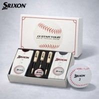 스릭슨 큐스타 투어 4구 야구에디션 선물세트 (3pc) 스릭슨골프공 4구 선물세트