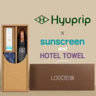 협립 3단 70 암막고밀도 완전자동우산 +선크림+스포츠타월-세트