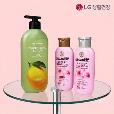 LG생활건강 바디워시 480ml  샴푸 컨디셔너 3종세트