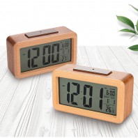 플라이토 리얼우드  LCD 탁상시계