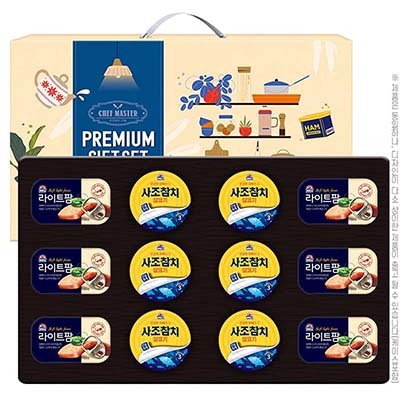 사조참치6개 라이트팜 햄6개 12종 선물세트