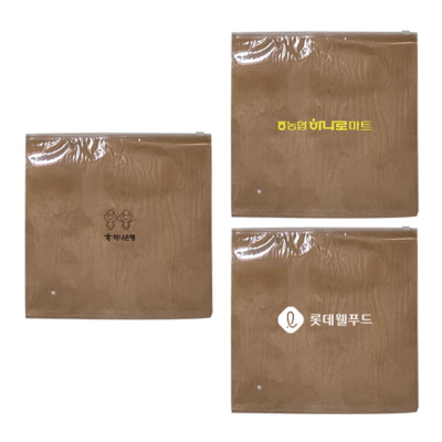 지퍼백/pvc+부직포/포장용지퍼백 [L] 30x30cm
