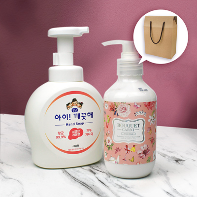 대용량 아이깨끗해 500ml  부케가르니 핸드크림 280ml